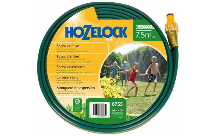 Шланг HoZelock 6755 разбрызгивающий для полива. 7,5 m